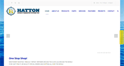 Desktop Screenshot of hattonmarine.com
