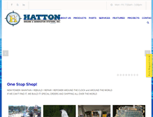 Tablet Screenshot of hattonmarine.com